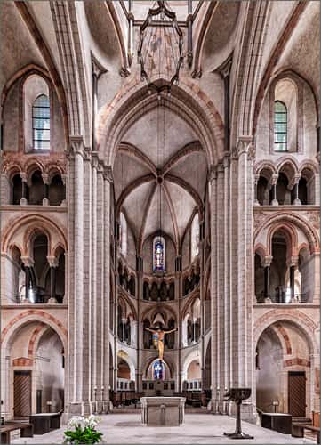 Inside the Limburg Cathedral