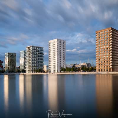 Kattendijkdok in Antwerp, Belgium