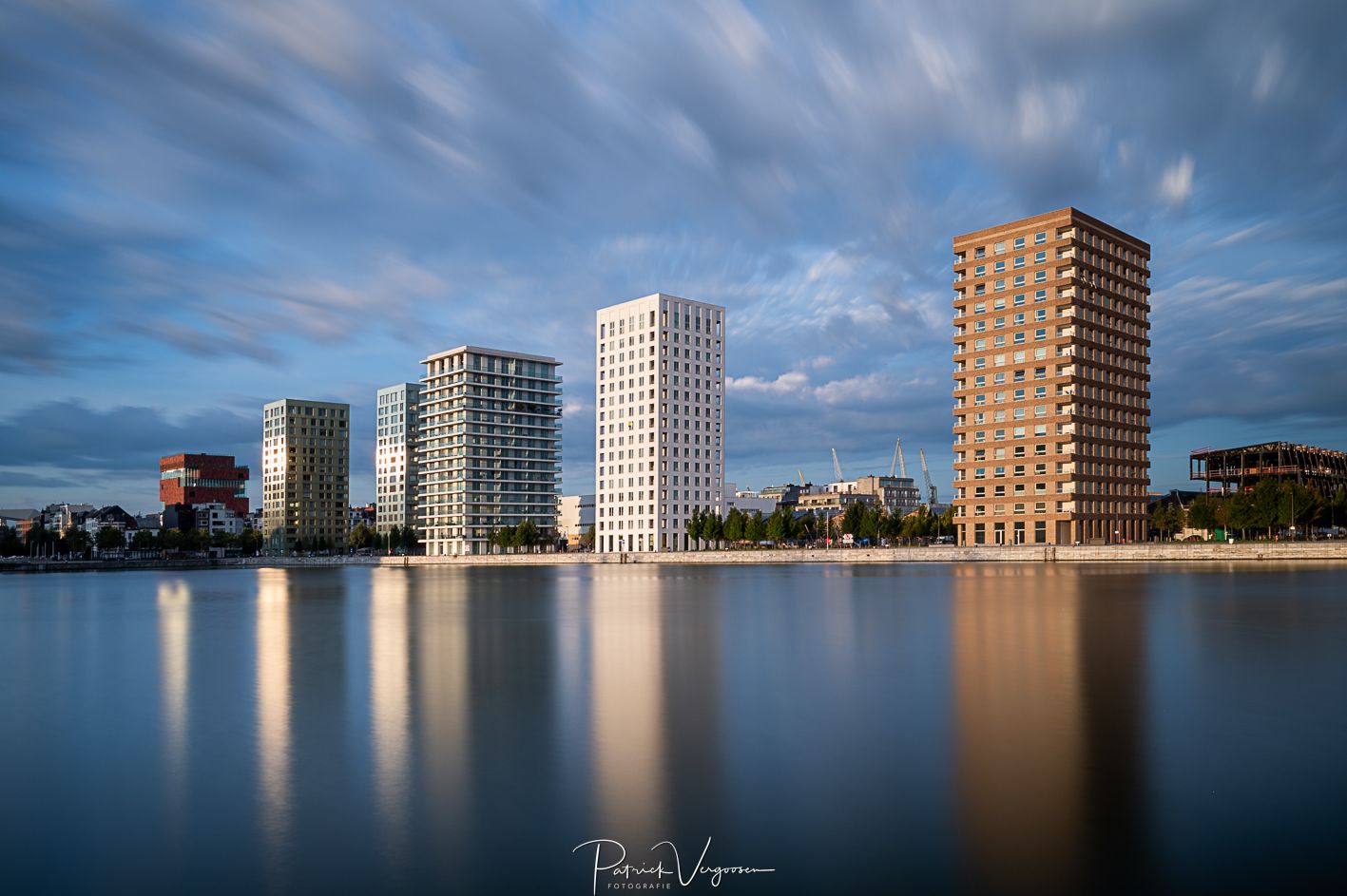 Kattendijkdok in Antwerp, Belgium
