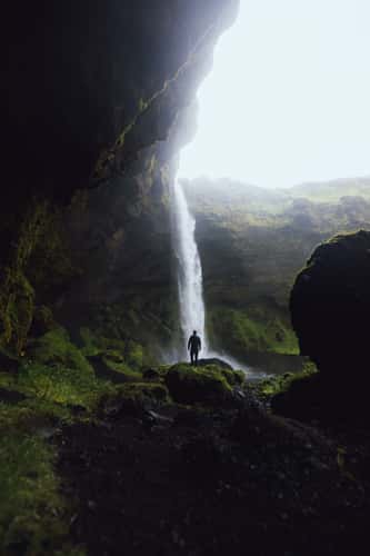 Kvernufoss, the hidden waterfall near Skógafoss