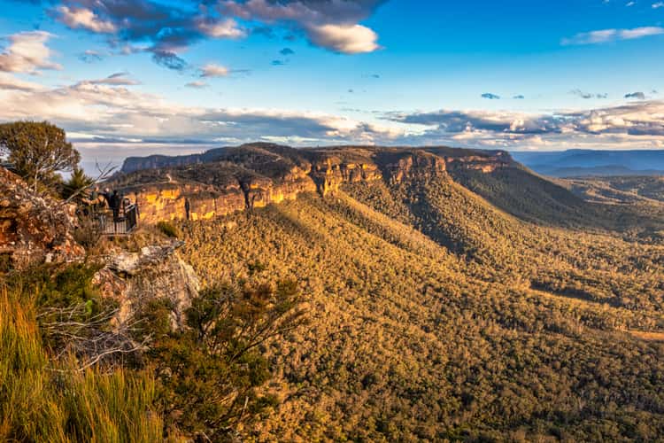 Late Afternoon, Cahill's Lookout, Blue Mountains, NSW