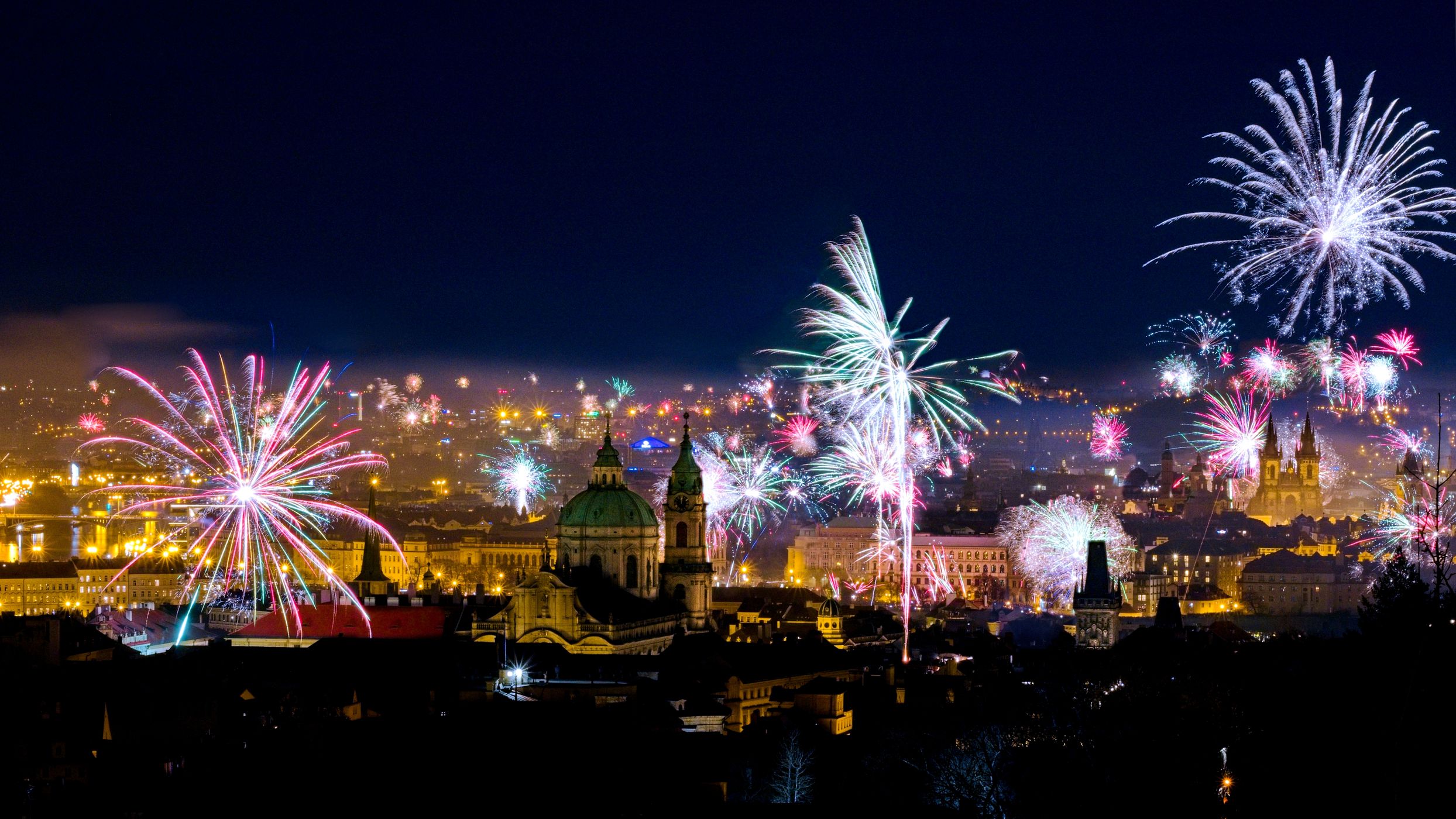 Lesser Town (St. Nicholas Church) and Old Town, Czech Republic