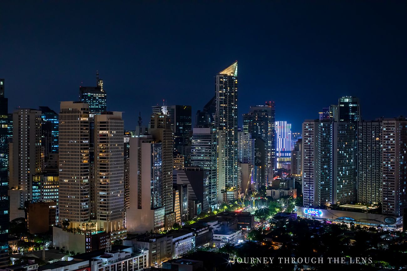 Manila Skyline from Skybar, Philippines