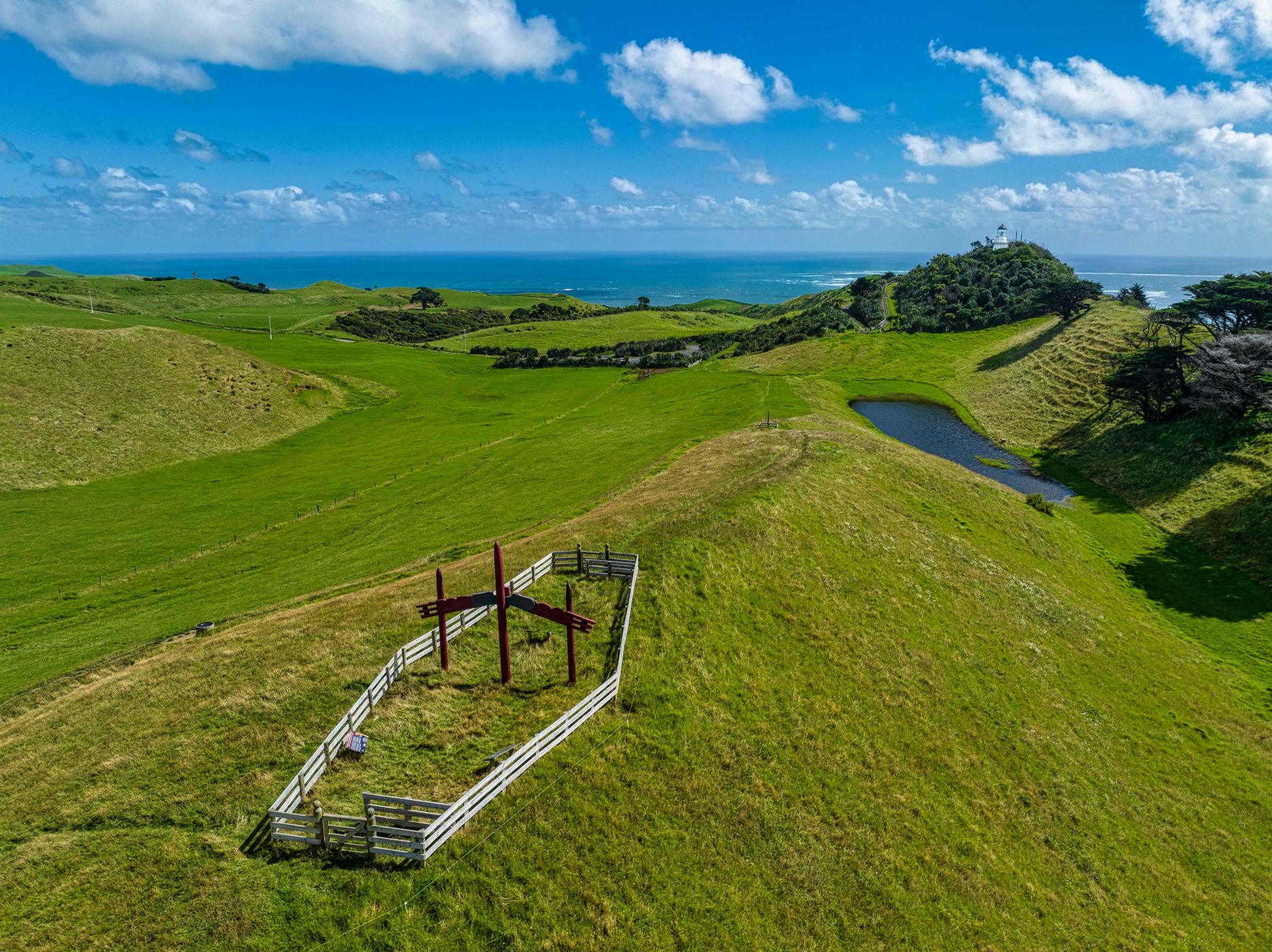 Maori Carvings, Manukau Heads, North Island, New Zealand