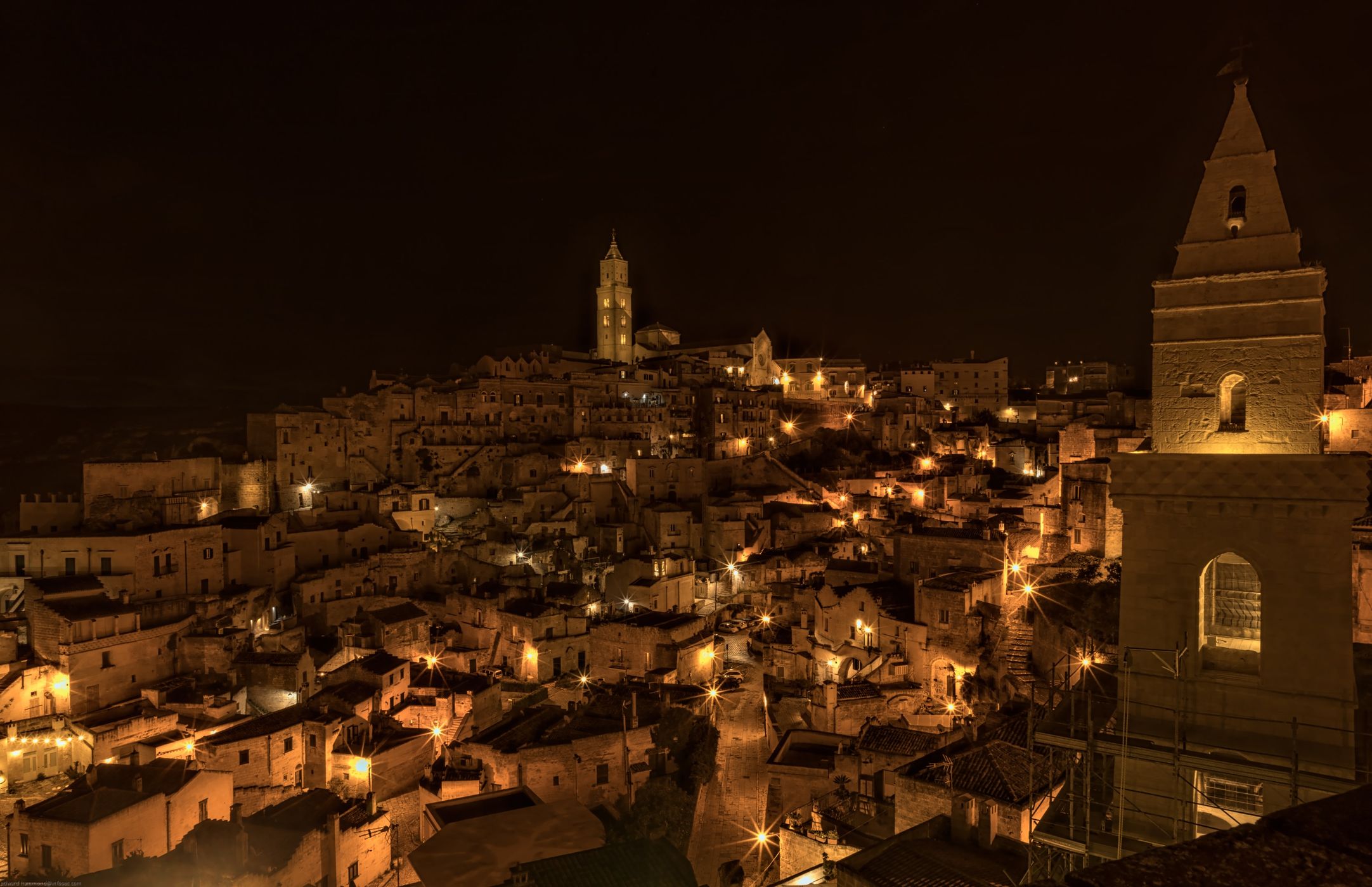 Matera from Chiesa di Sant'Agostino, Italy
