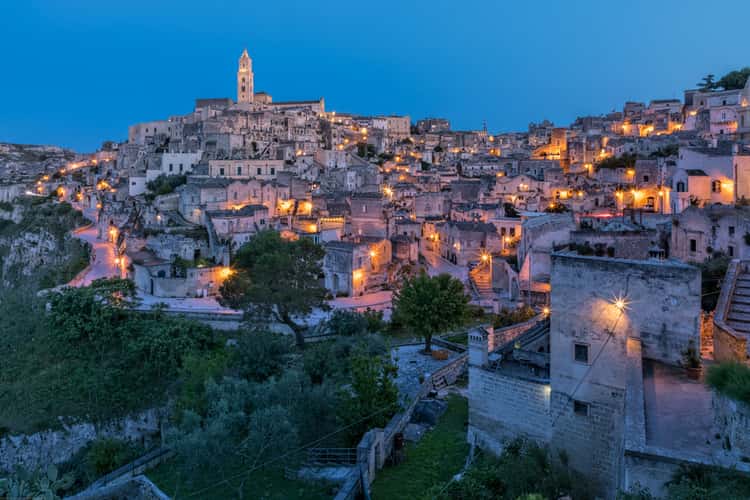 Matera from Chiesa di Sant'Agostino