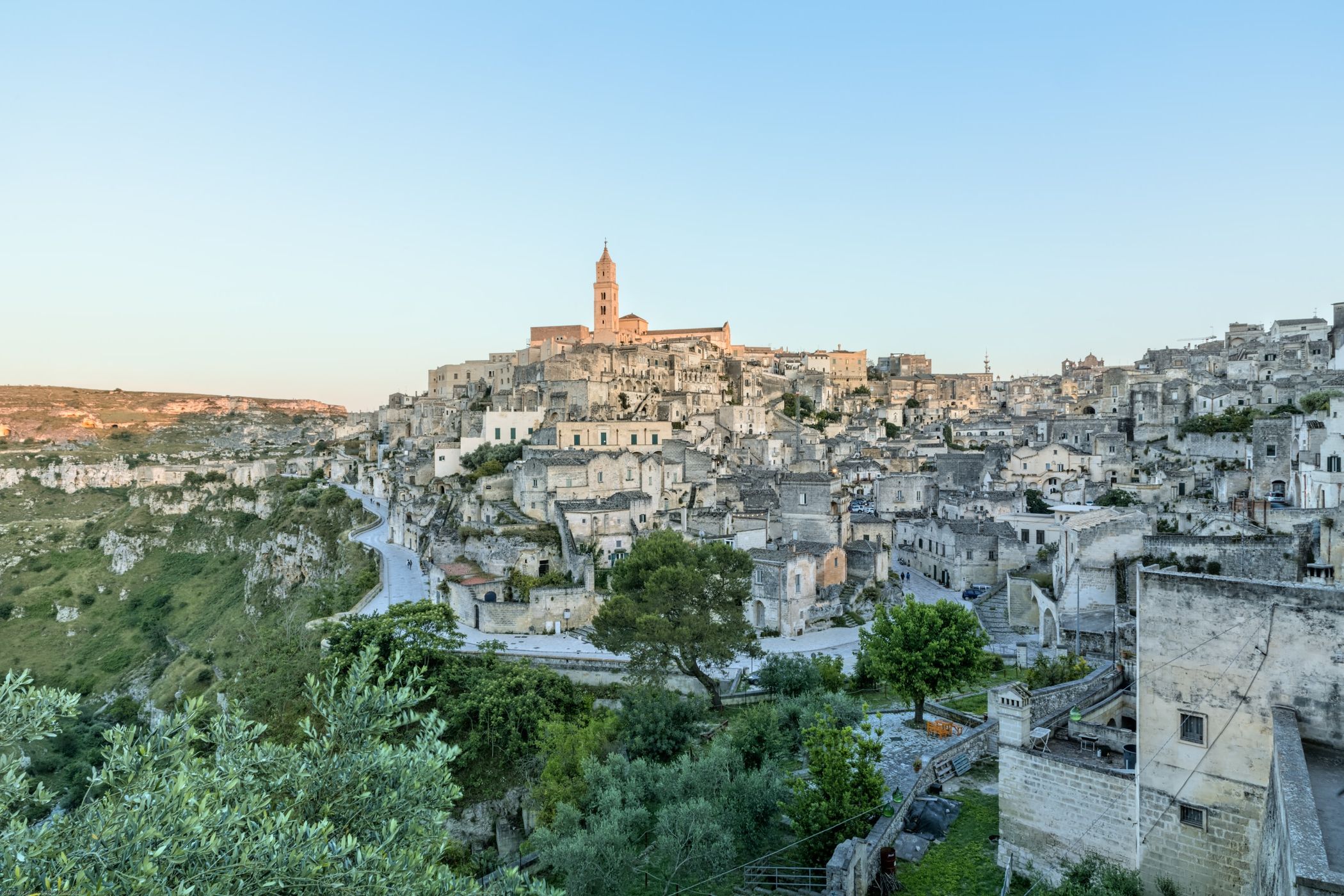 Matera from Chiesa di Sant'Agostino, Italy