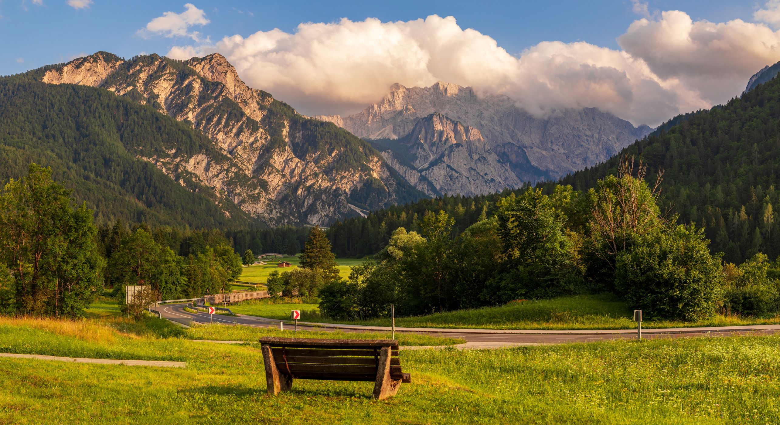 Mountain view of Julian Alps, Slovenia