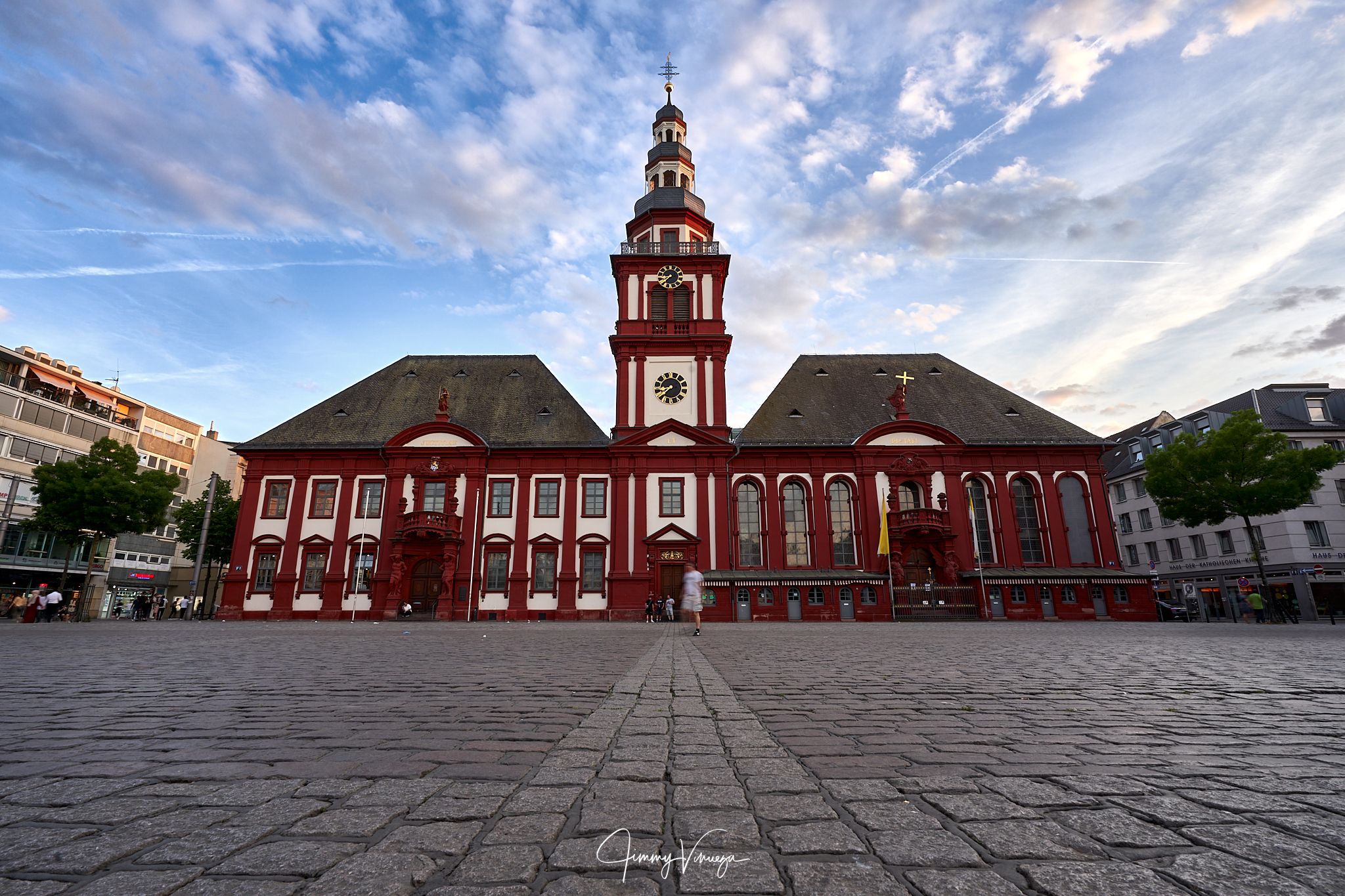 Old Town Hall and St. Sebastian Church, Germany