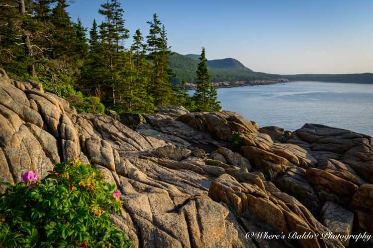 Otter Cliff Rock Climbing Area
