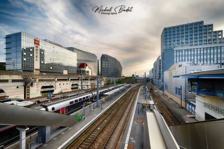 Rennes,  New station area