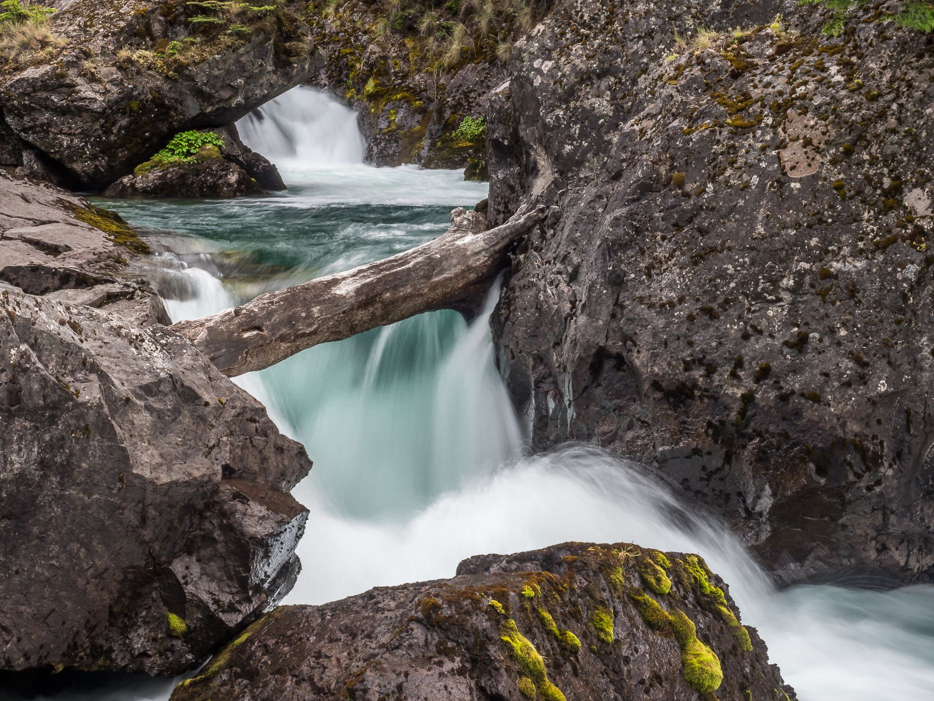 Rio Cañadon de los Toros Waterfall and Rapids, Argentina