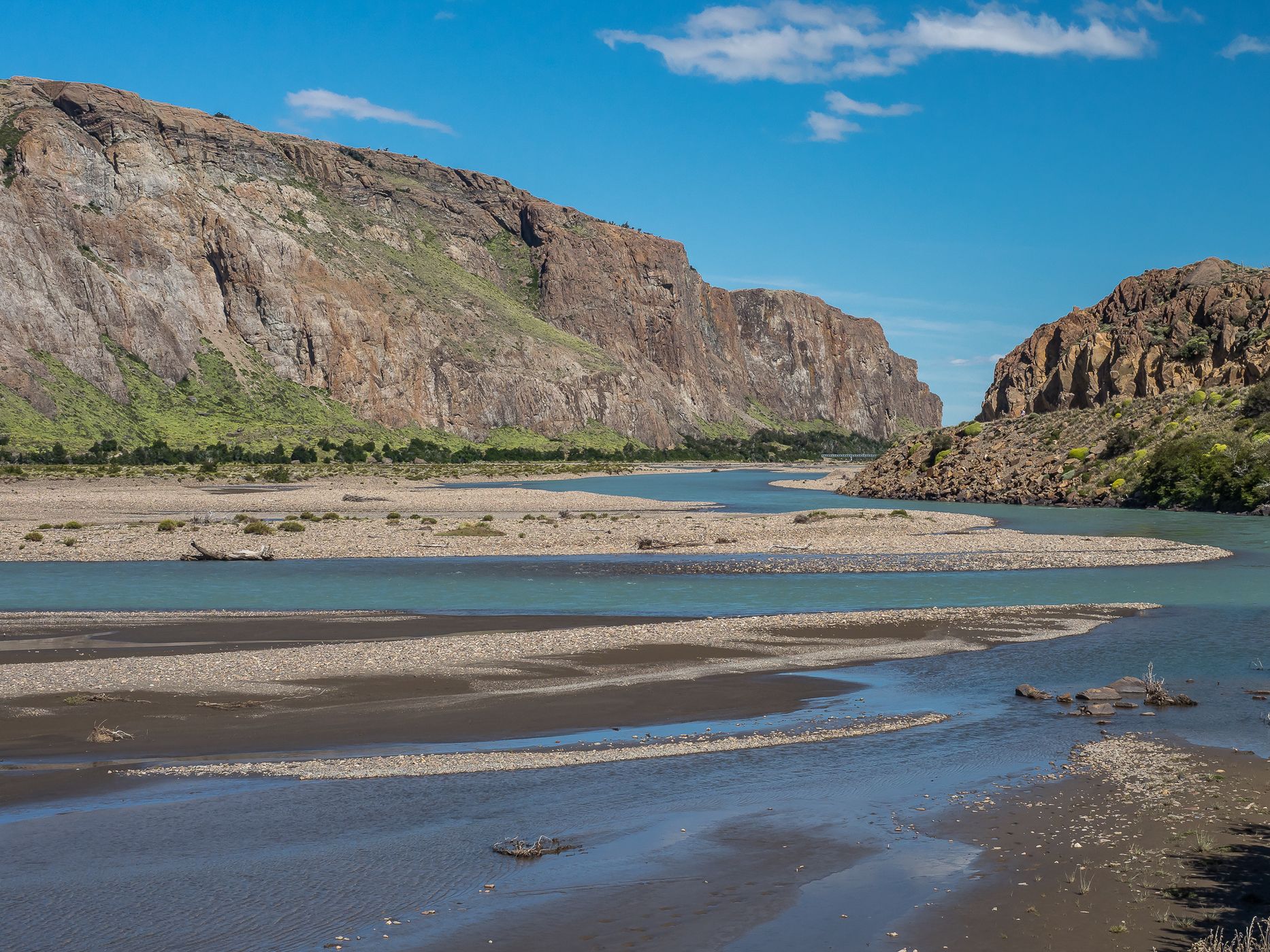Rio de las Vueltas north of El Chaltén, Argentina