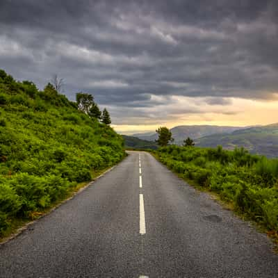 Road to Miraduoro do Coto Velho, Portugal