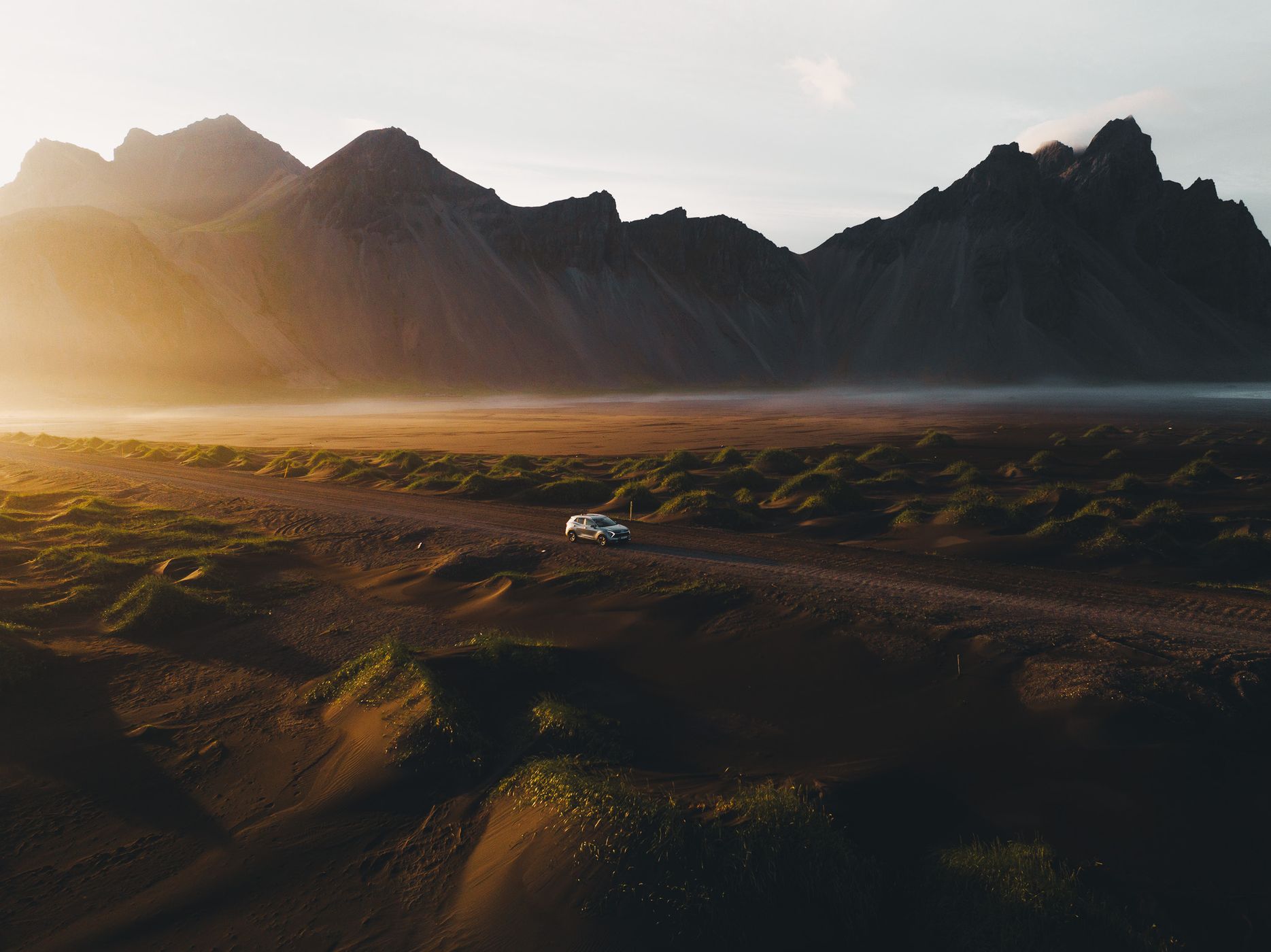Road to Stokksnes, Iceland