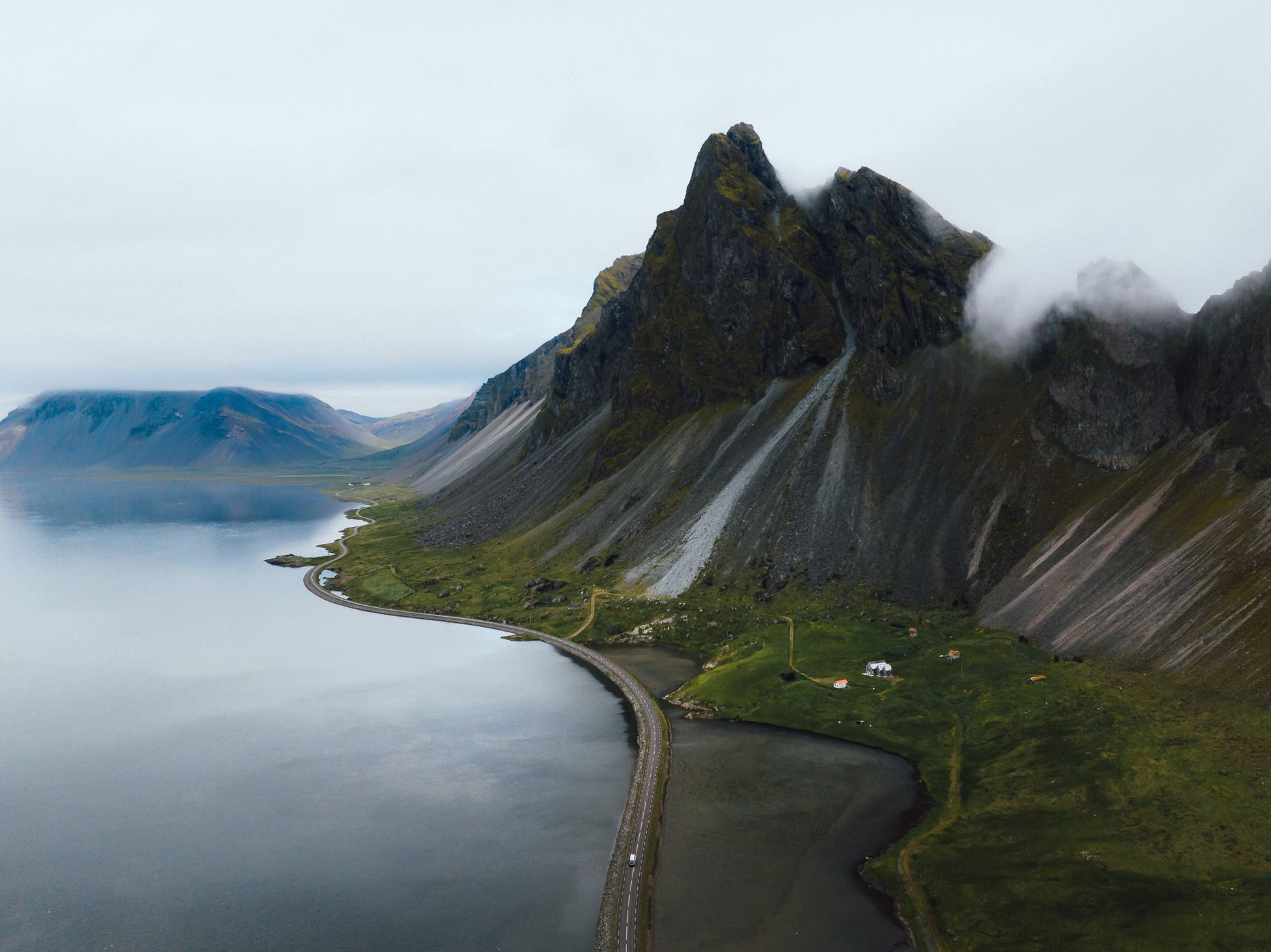 Scenic Icelandic road, Iceland