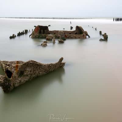 Shipwreck of lord Grey, France