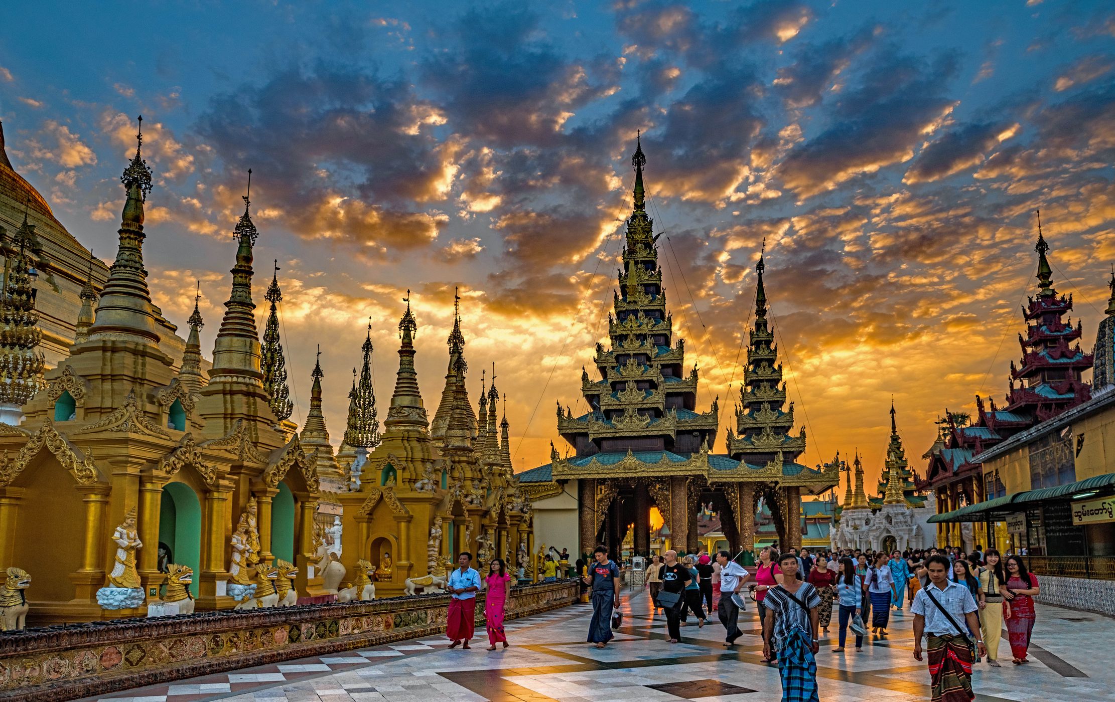 Shwedagon Pagoda, Myanmar