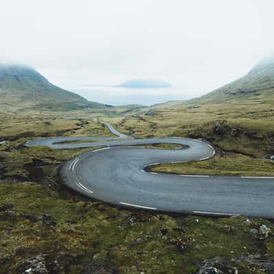 Snake road, Faroe Islands, Faroe Islands