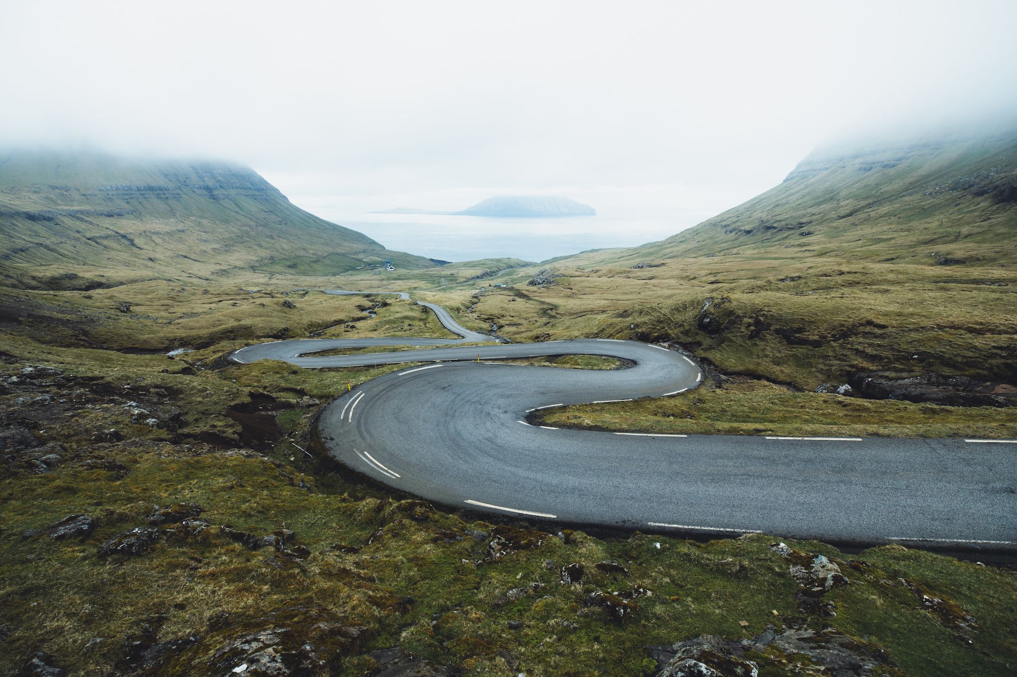 Snake road, Faroe Islands, Faroe Islands