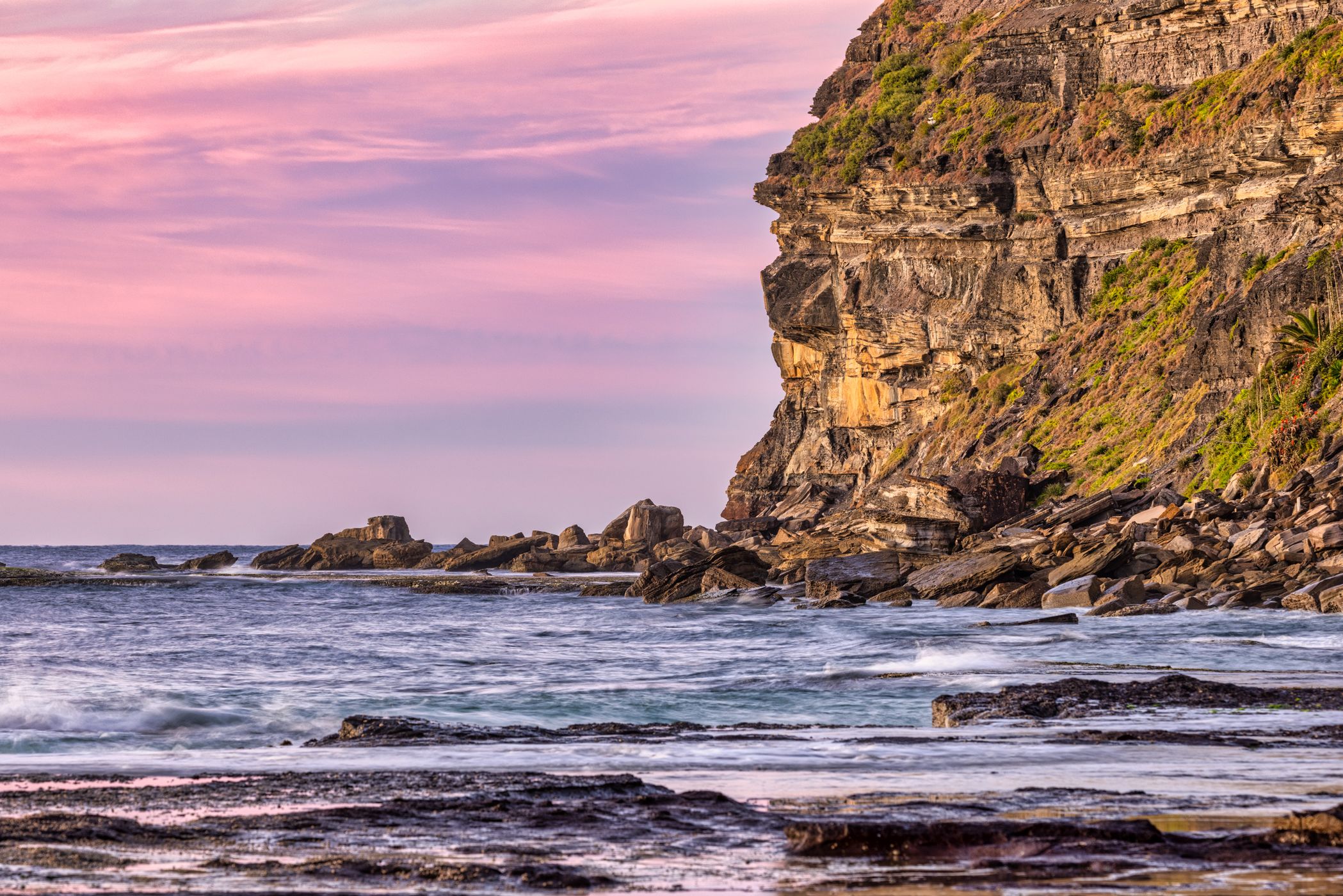 Southern Headland, Bungan Beach, Sydney, NSW, Australia