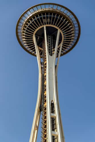 Space Needle from nearby, Seattle