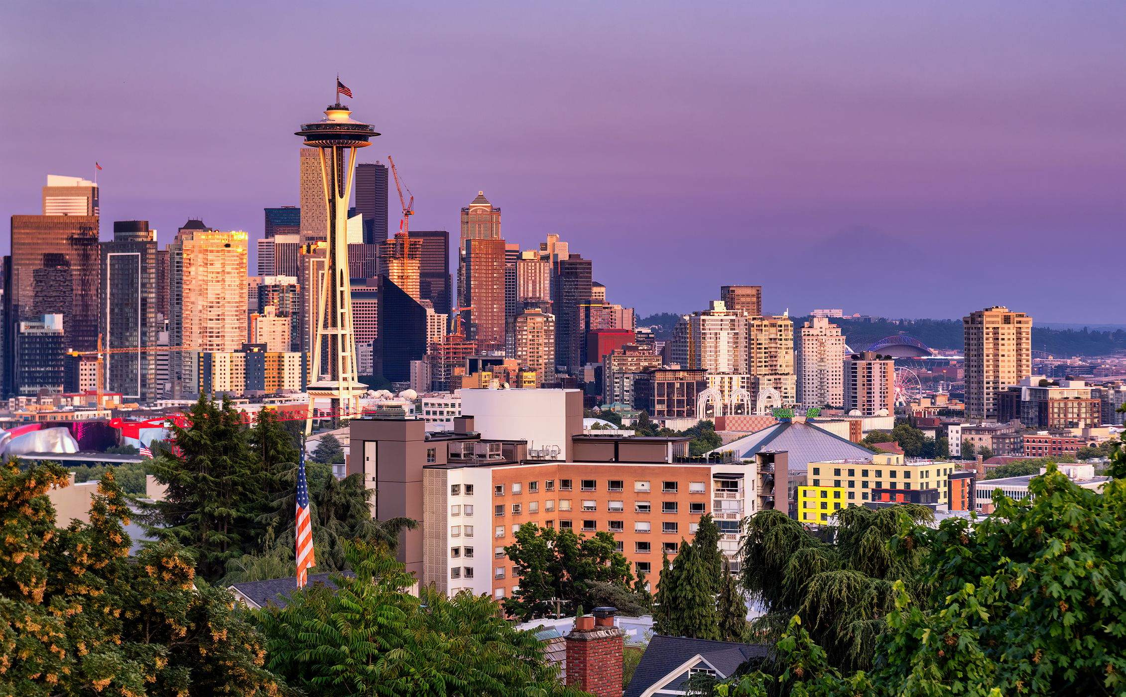 Space Needle from Kerry Park, Seattle, USA
