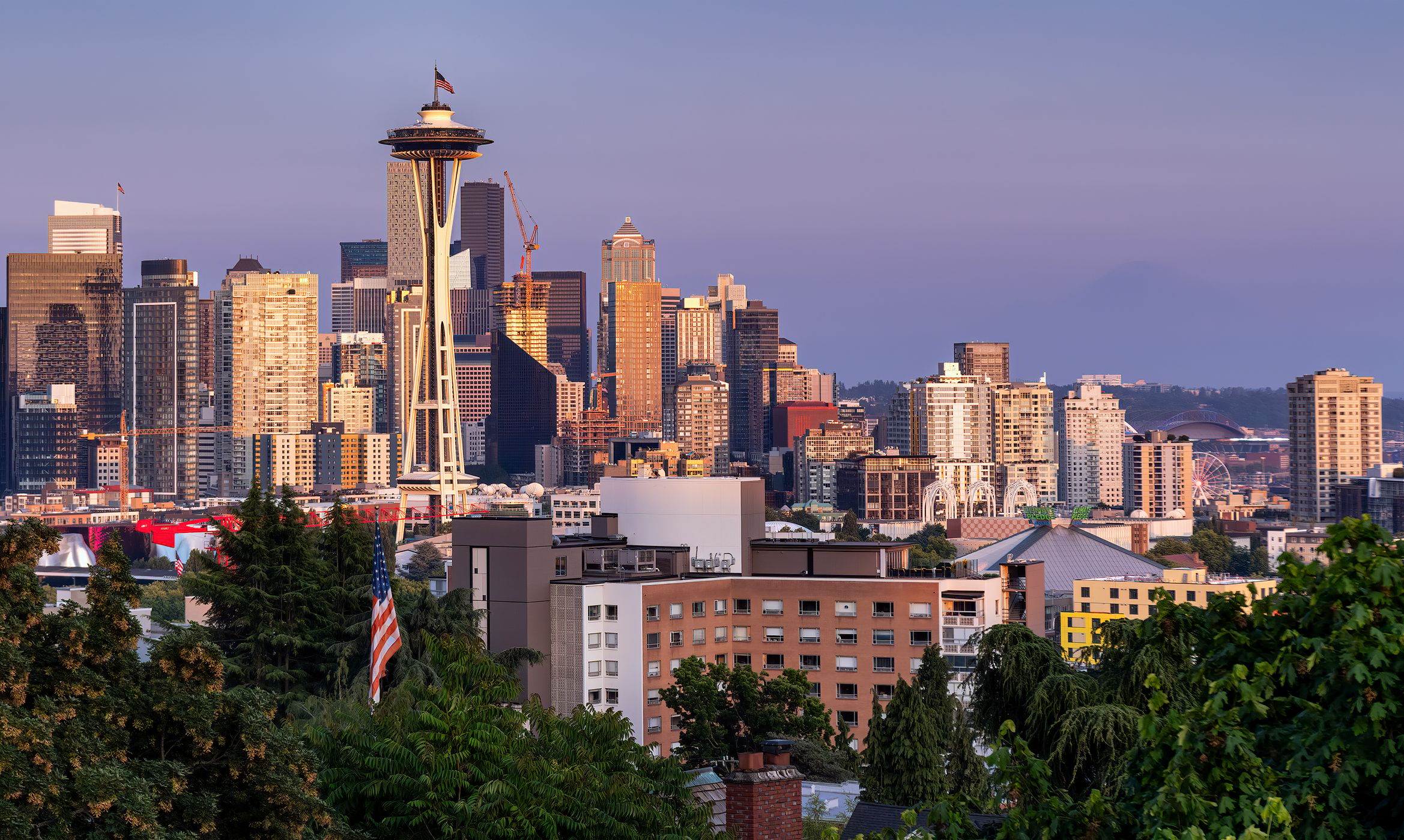 Space Needle from Kerry Park, Seattle, USA
