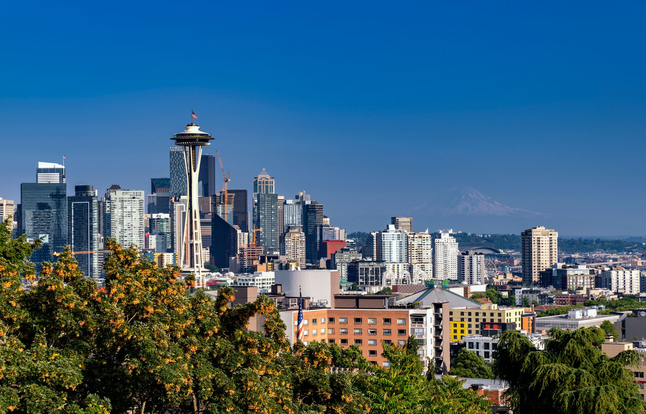 Space Needle from Kerry Park, Seattle, USA