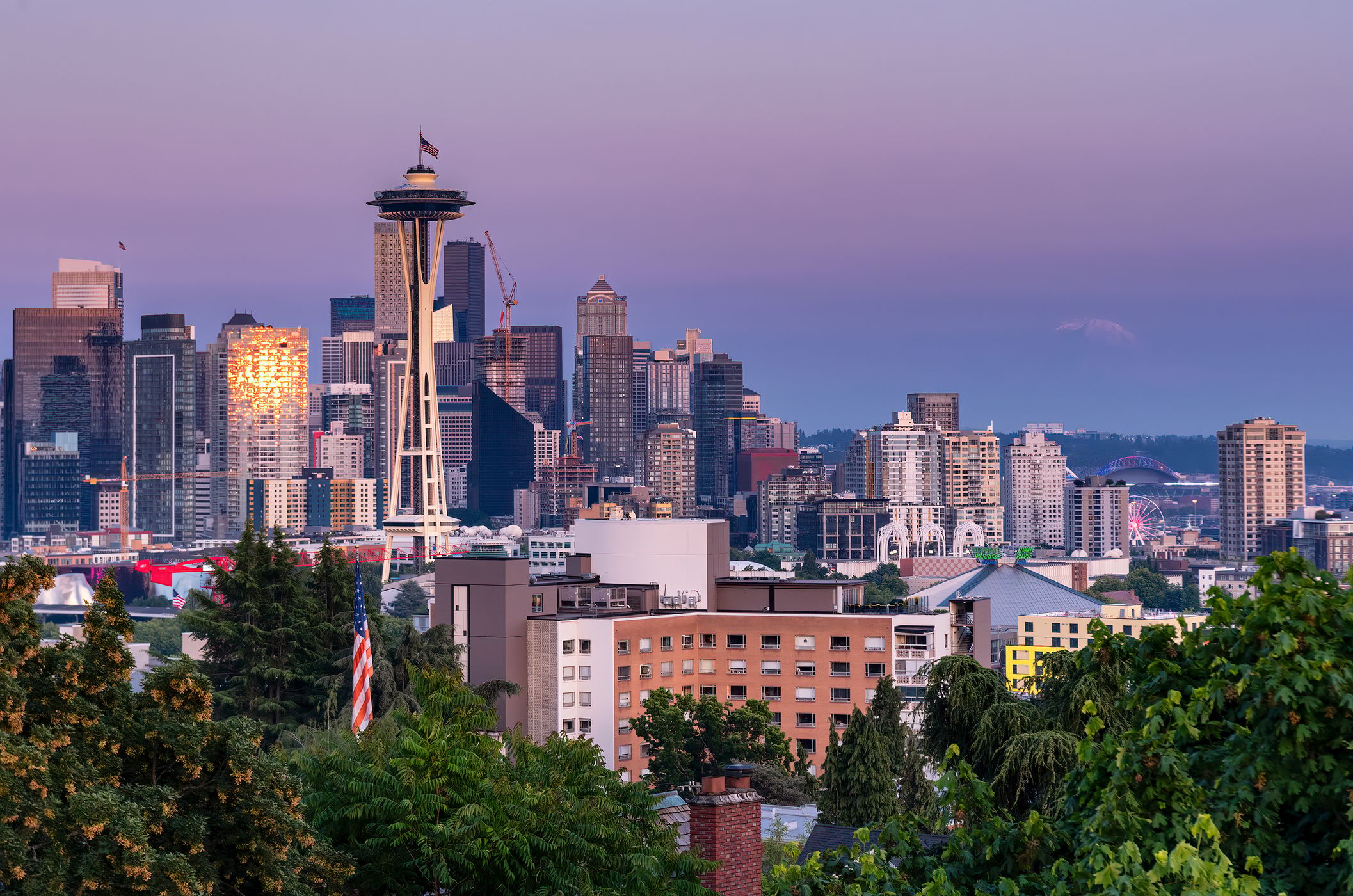 Space Needle from Kerry Park, Seattle, USA