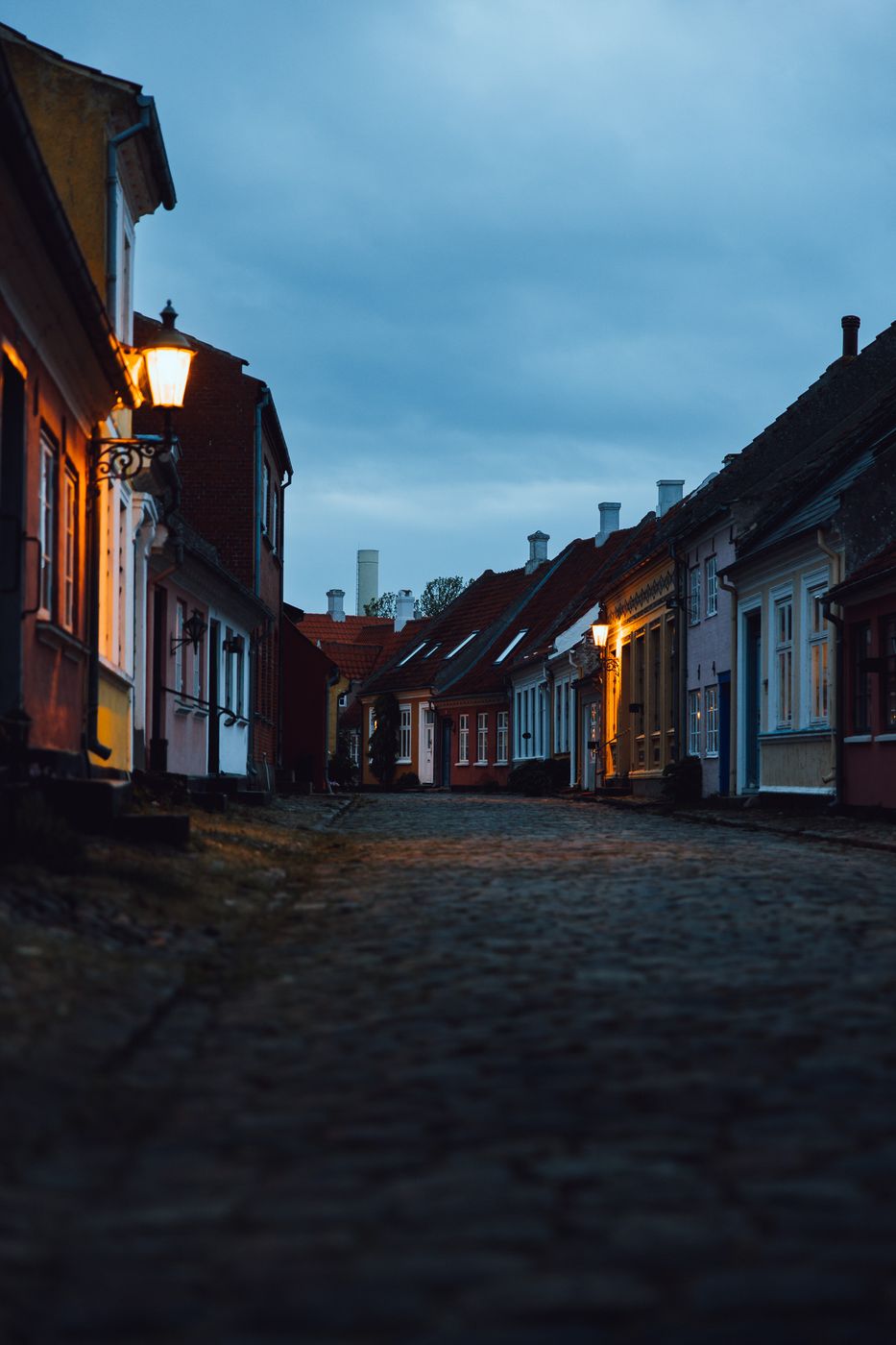 Streets of Ærøskøbing, Aerø, Denmark