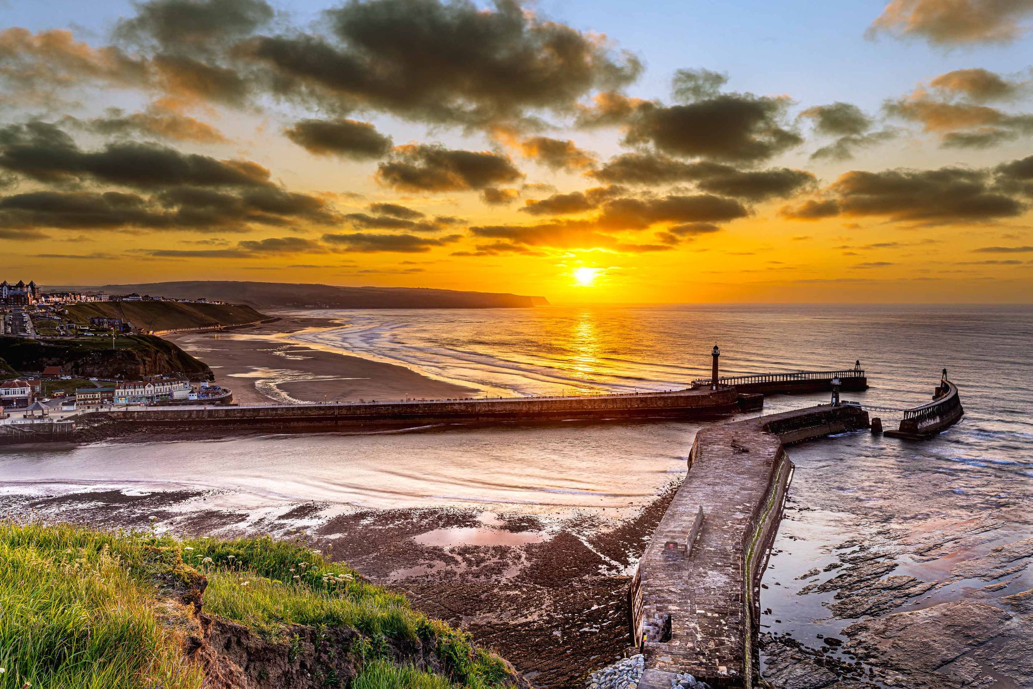 Sunset, Whitby, North Yorkshire, United Kingdom