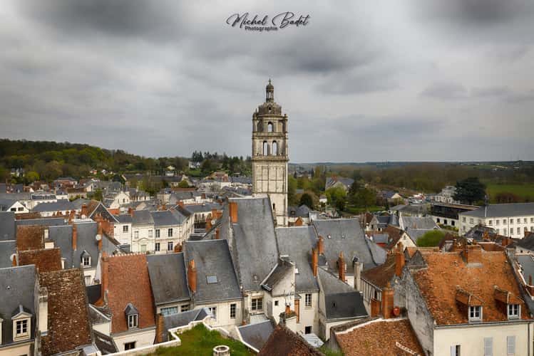 The castle of the royal city of Loches