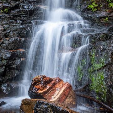 The rock Empress falls, Blue Mountains, New South Wales, Australia