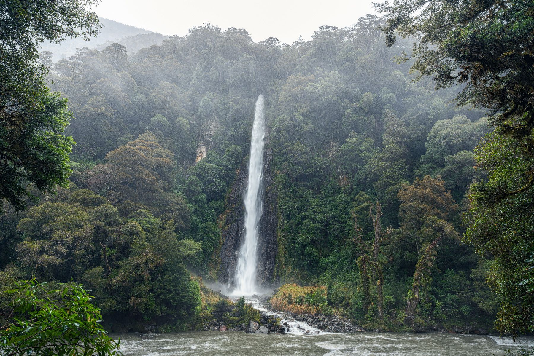 Thunder Creek Falls, New Zealand