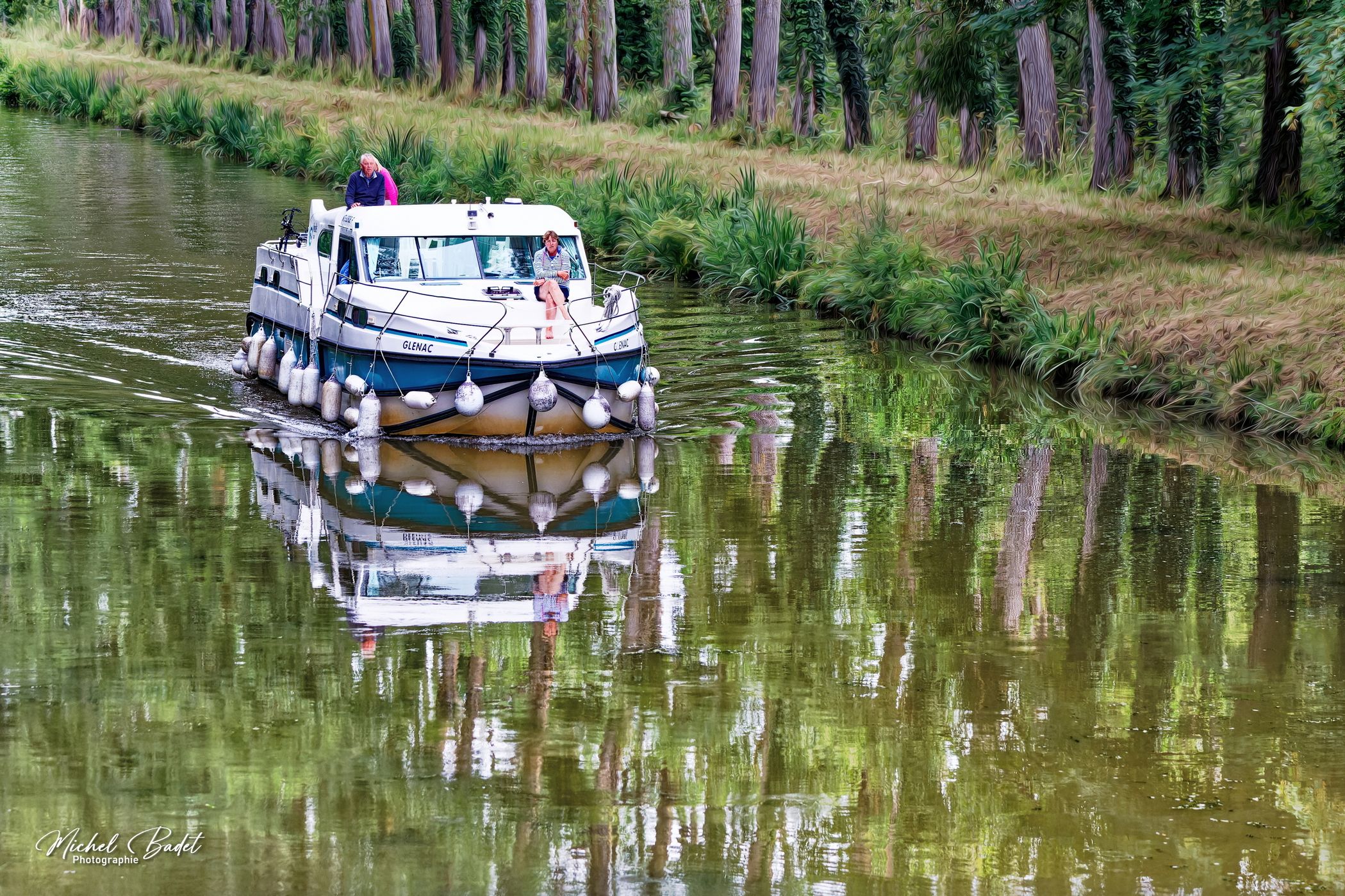 The Nantes-Brest Canal at Glénac, France