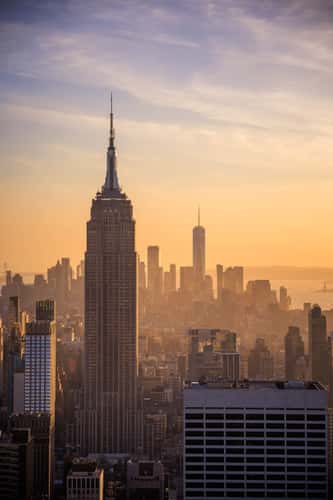View from “Top of the Rock“, New York City