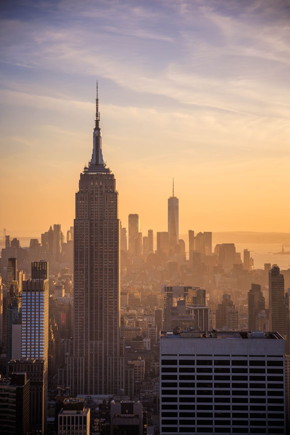 View from “Top of the Rock“, New York City, USA