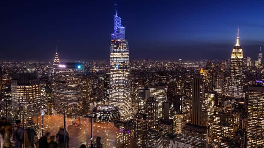 View from “Top of the Rock“, New York City