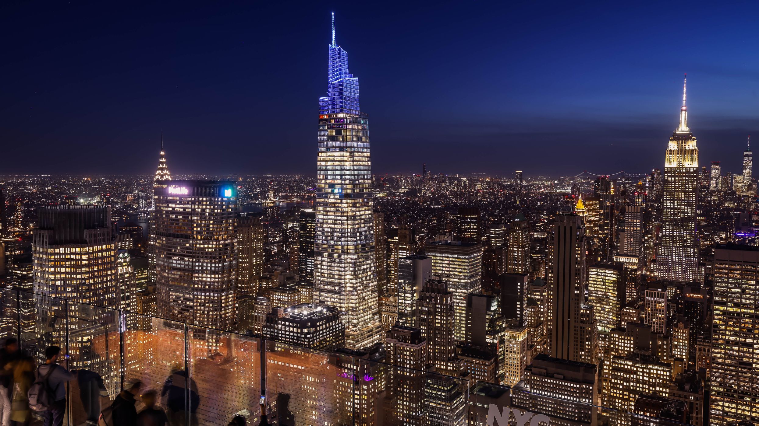 View from “Top of the Rock“, New York City, USA