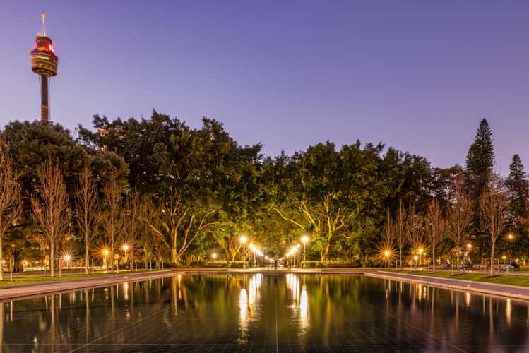 Reflection Pool, Hyde Park, Sydney, New South Wales