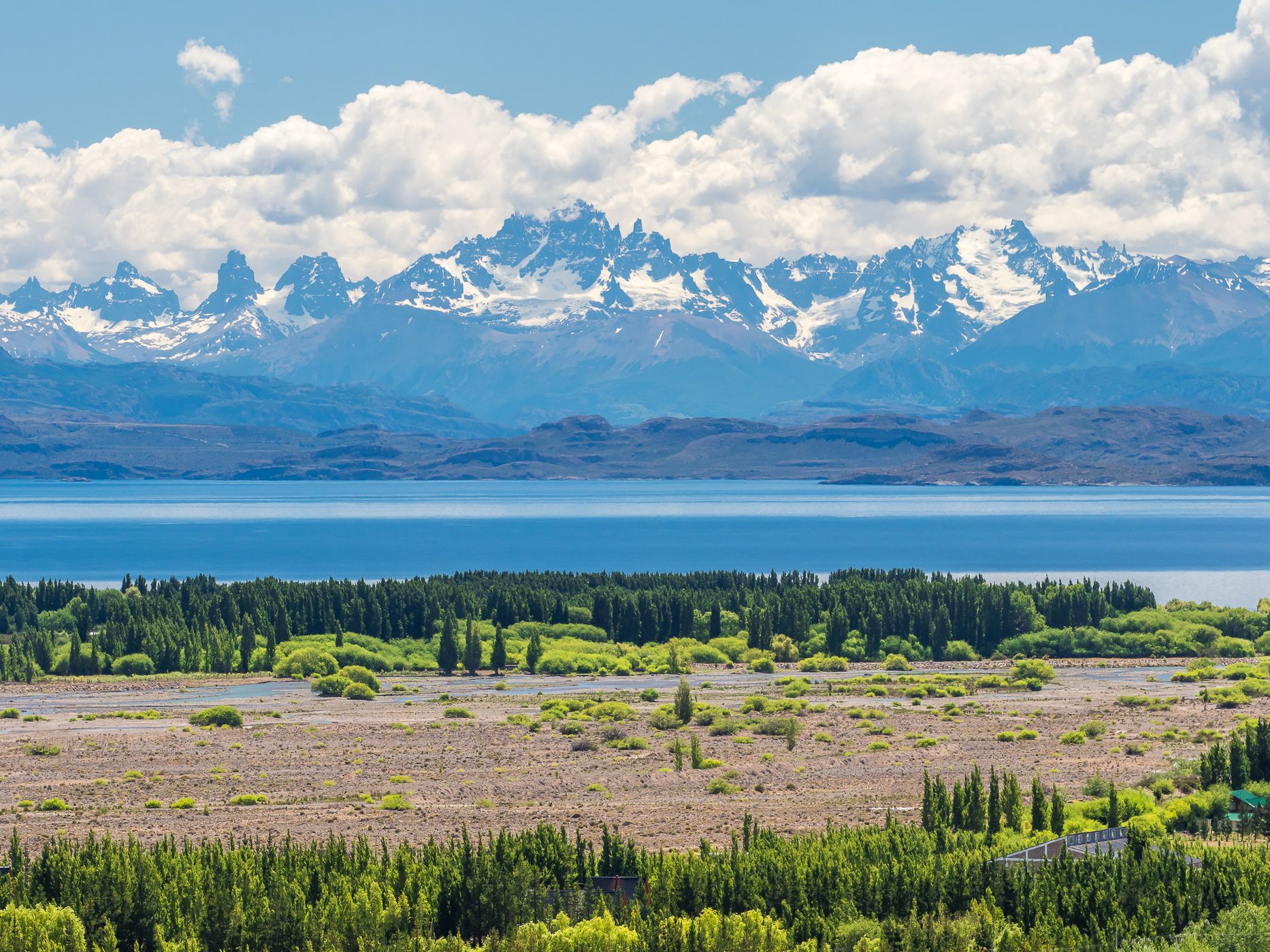 View across Lago Buenos Aires, Argentina