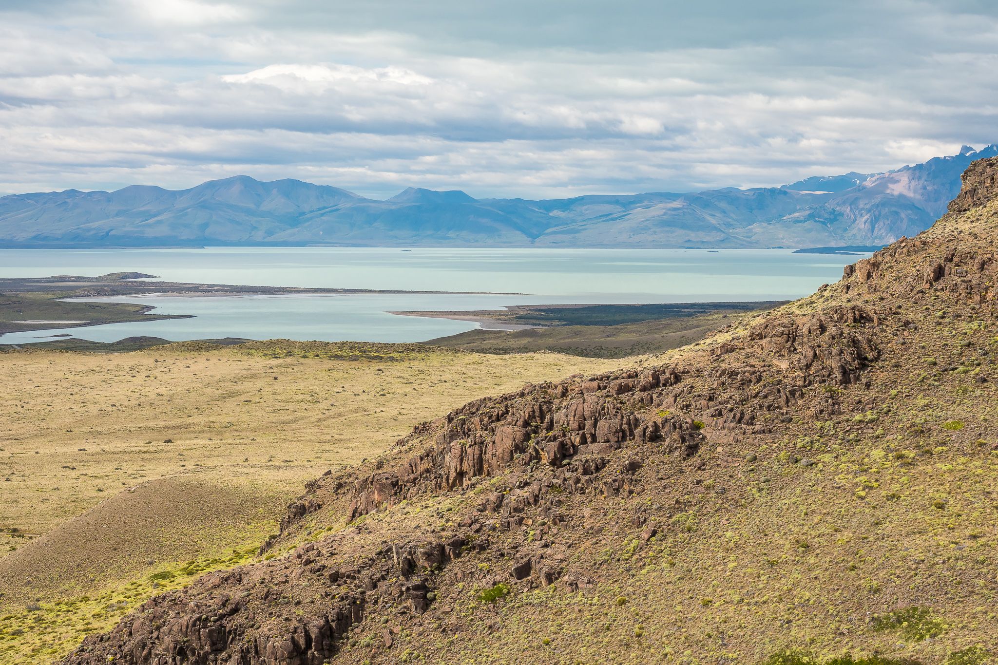 View from Las Águilas Trail to Lago Viedma, Argentina