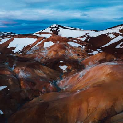 View on Geothermal Area, Iceland