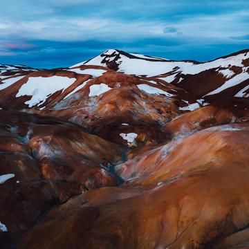 View on Geothermal Area, Iceland [drone], Iceland