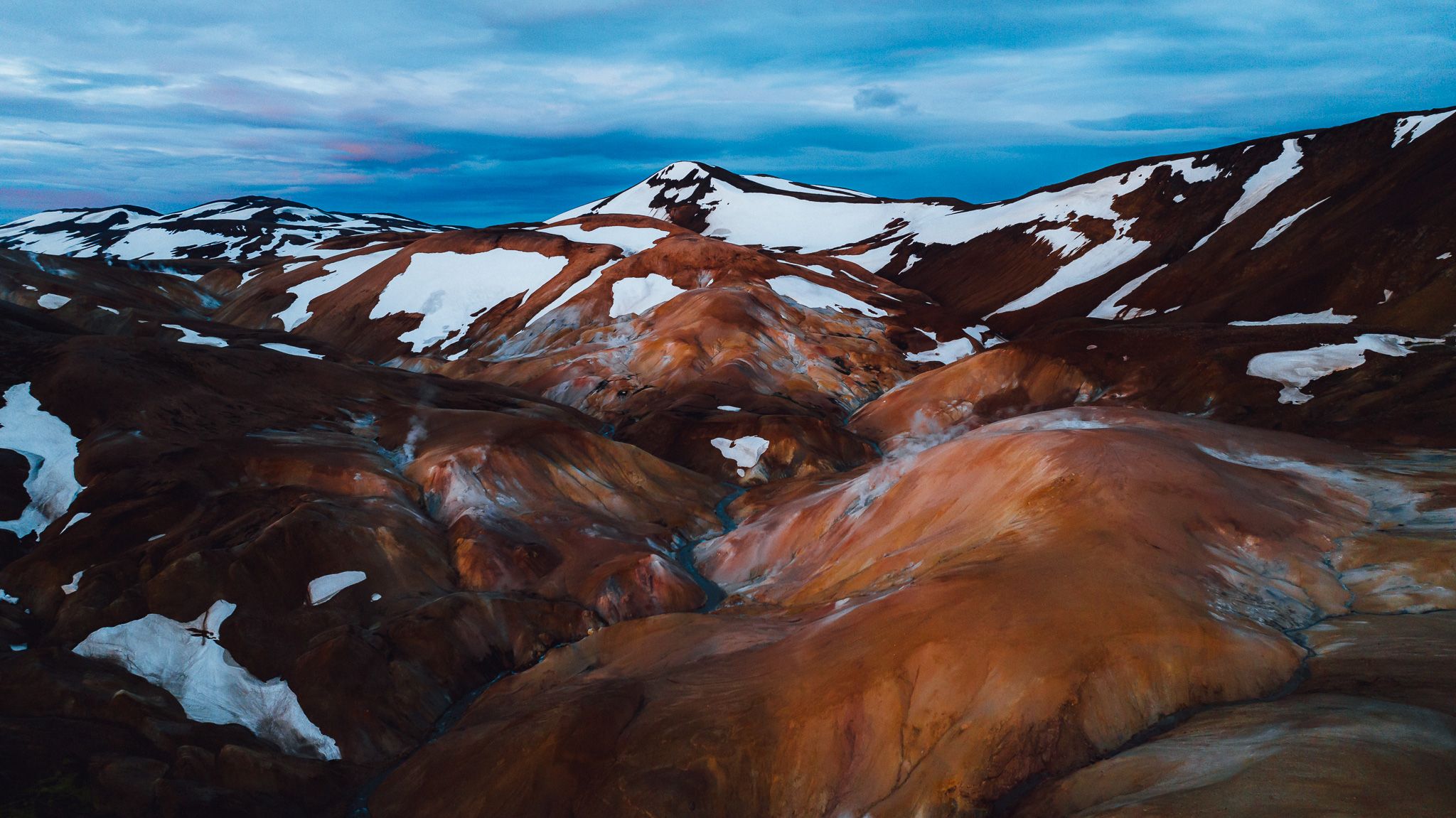 View on Geothermal Area, Iceland