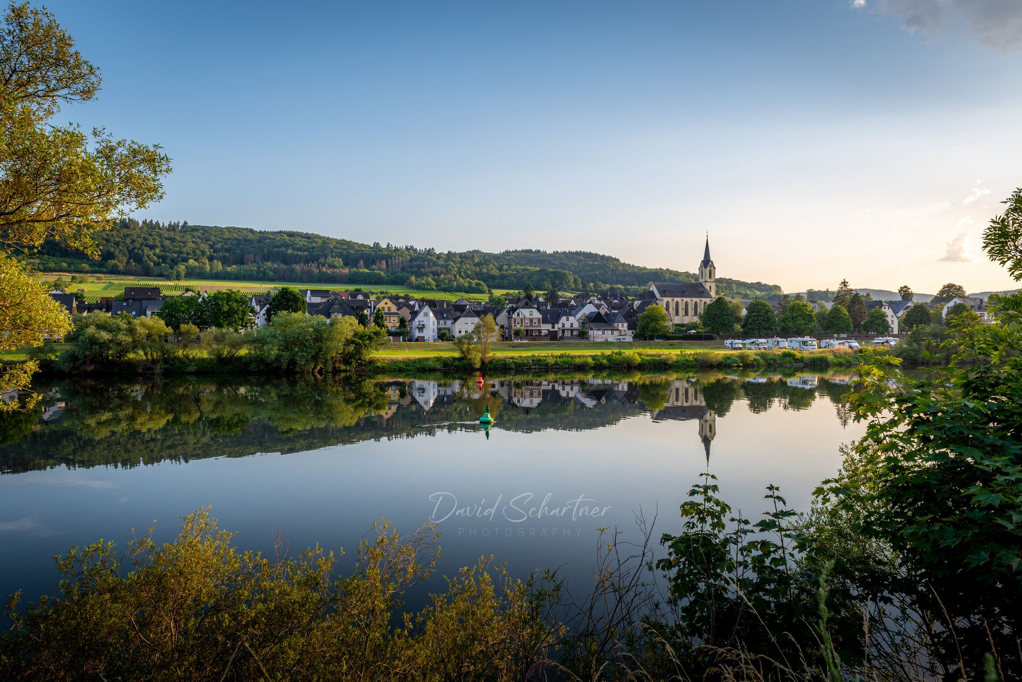 View on Lösnich, Germany