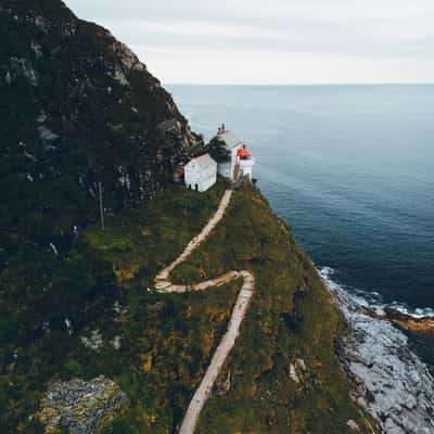 View onto Hendanes Fyr, Norway