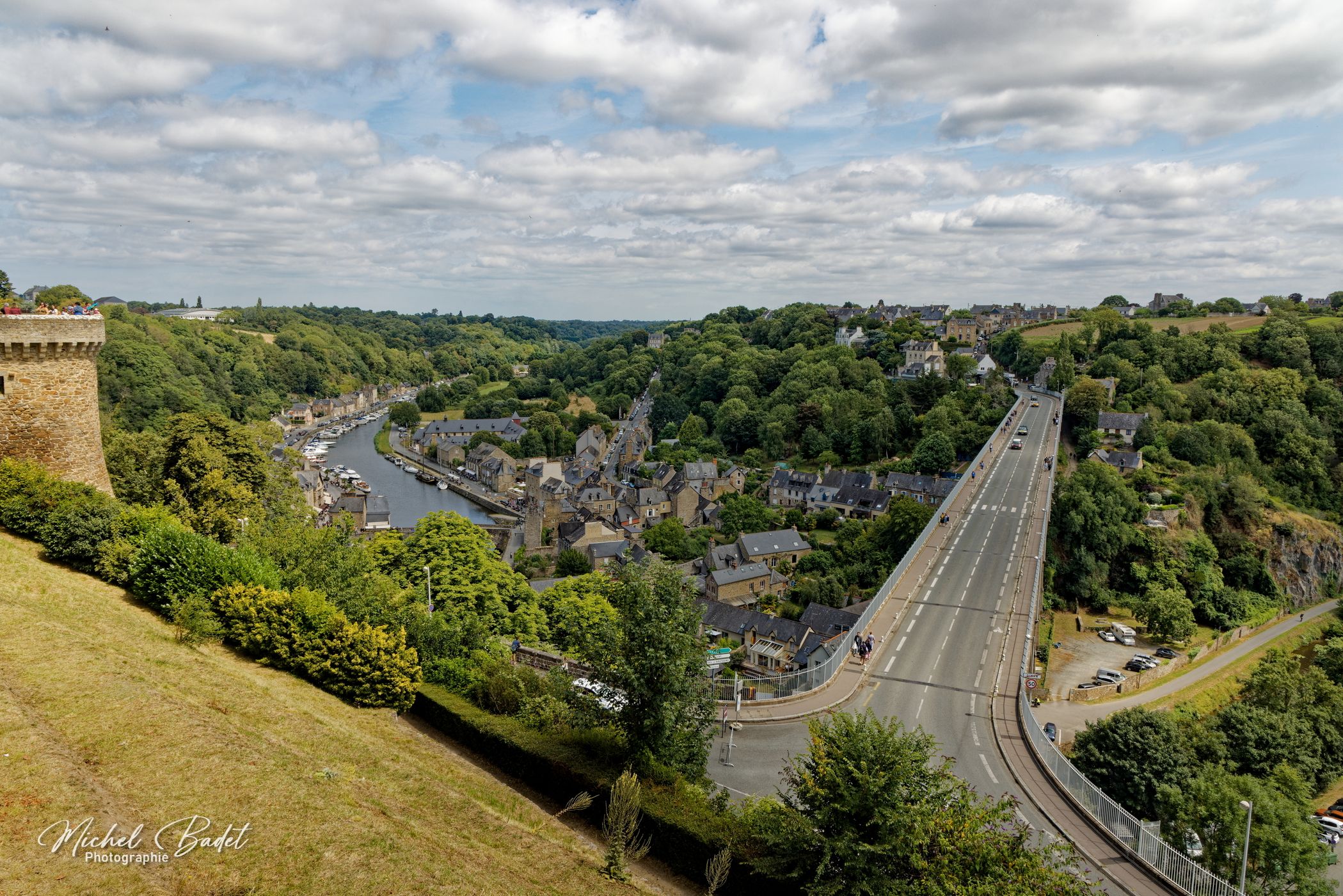 Wall of Dinan, France
