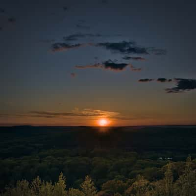 Appalachian Trail clearing, USA